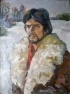 Мужской портрет. 80х60. холст.масло. 1986 г.