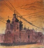 Из серии "Санкт-Петербург." гравюра на картоне, 2011